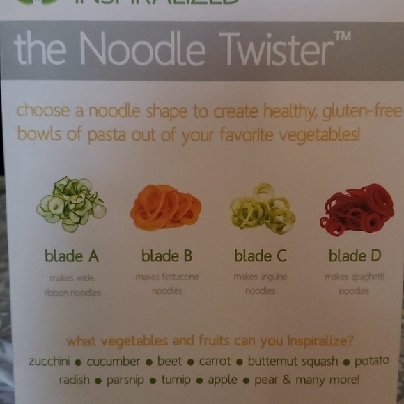 Spiralizer... Veggie noodle maker. KETO AND PALEO - Picture 4 of 10